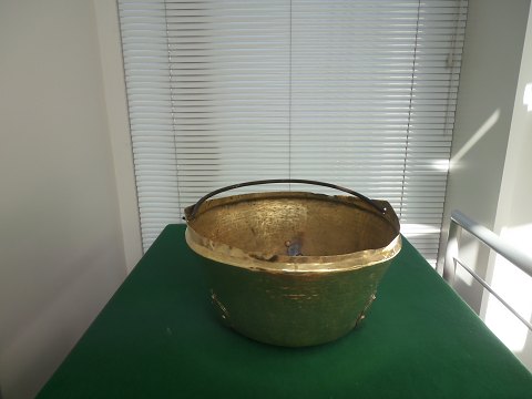 Brass Flensborg bucket  Denmark approximately 1860.