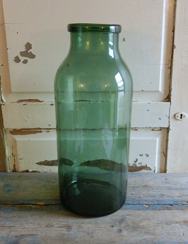 Stort 1800tals grønt sylteglas 48cm.