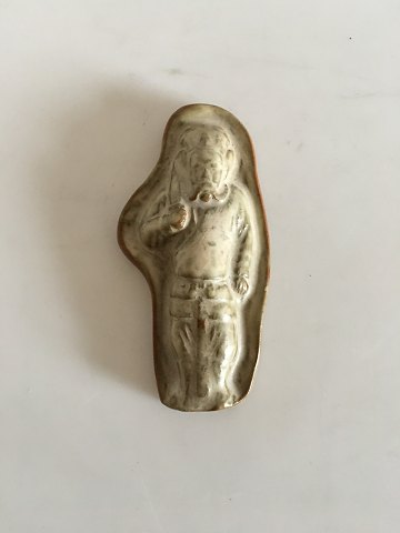 Royal Copenhagen Stoneware Relief figurine of man with knife
