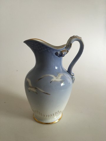 Bing & Grondahl Seagull with Gold Water Pitcher