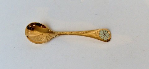 Georg Jensen spoon in gilded sterling silver 1981