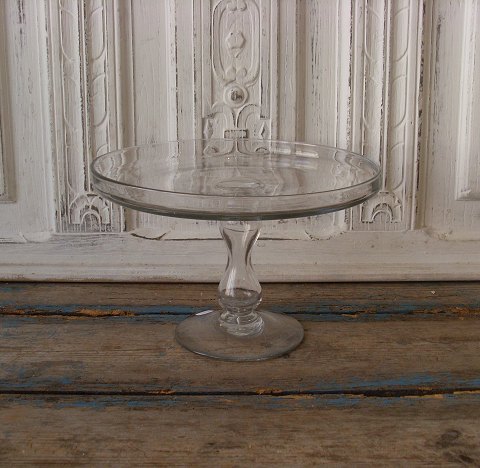 Stor svensk glas opsats 28cm.