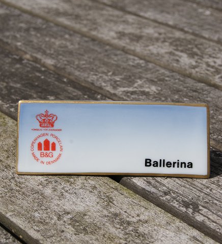 vare nr: po-Porcelænsskilt Ballerina