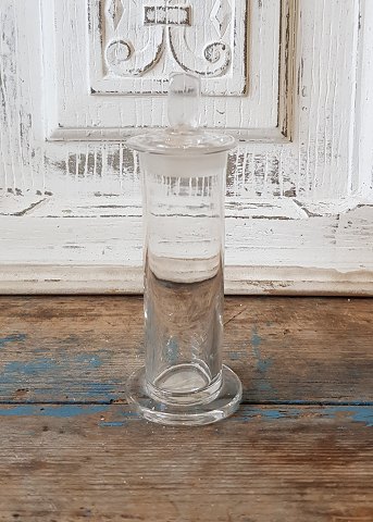 1800tals cylinder glas med låg