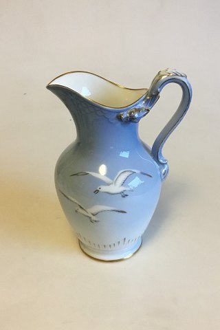 Bing & Grondahl Seagull with Gold Chocolate Pitcher No. 81