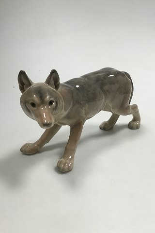 Bing and Grondahl Figurine - Standing Wolf No. 1917