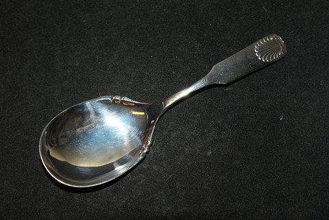 Sugar spoon Mussel Silver