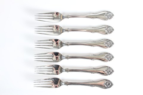 Rokoko
Horsens 
Sølvvarefabrik
Dinner fork
L 20 cm