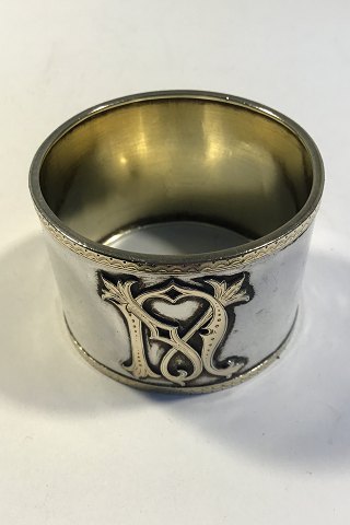 Silver Napkin Ring gilt inside,