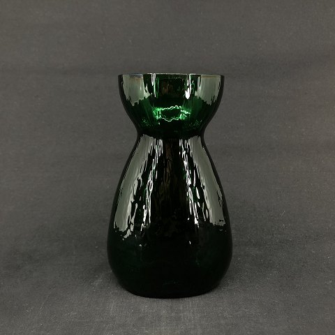 Bottle green hyacint vase from Fyens Glasswork
