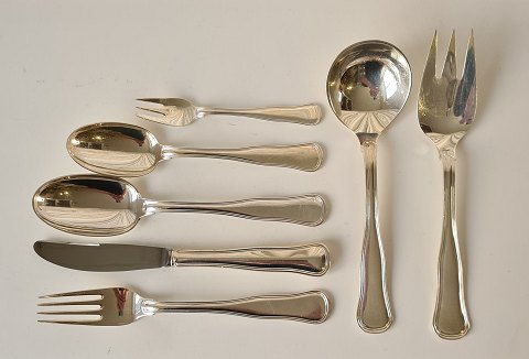 Cohr Double-ribbed silver-plated cutlery