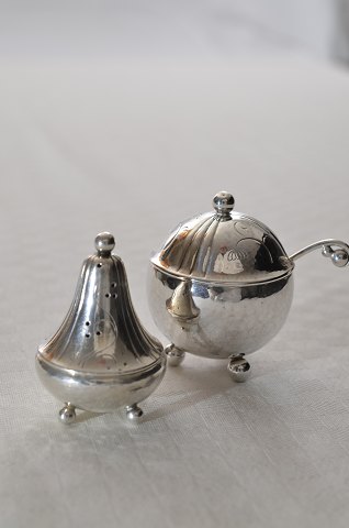 Georg Jensen sølv Harald Nielsen Salt og peber sæt 433