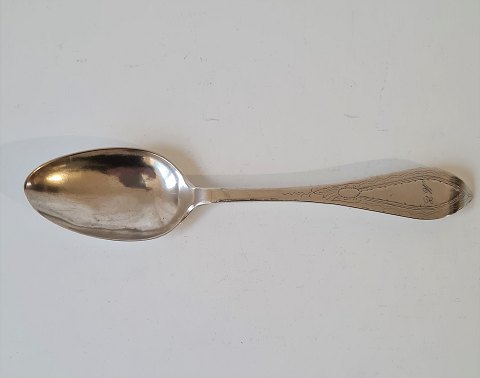 Empire tablespoon in silver by Johan Adolf Müller 1761-1850 Haderslev