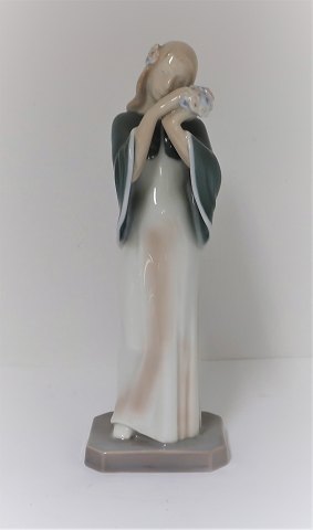 Bing & Grøndahl. Porcelænsfigur. Ofelia. Højde 22,5 cm. (1 sortering).