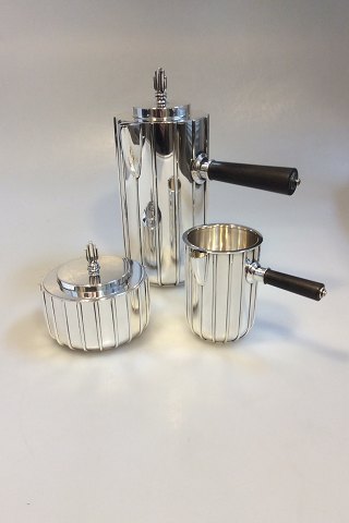 Georg Jensen Sterling Sølv Bernadotte Kaffesæt no 849