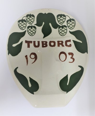Aluminia. Tuborg plate 1903. Height 22 cm.