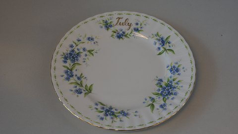 Breakfast plate "July" Royal Albert Monthly
English Stel
Flower motif: Forget me not