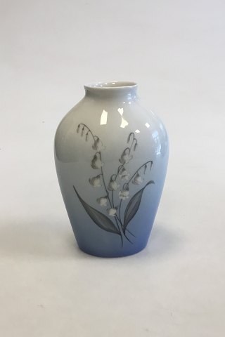 Bing & Grøndahl Vase No 57/239 with Lily of the Valley Flower Motif