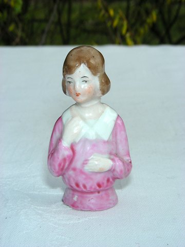 Deutch porcelain figurine. Half doll woman