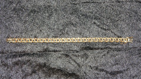 Elegant Bismark Armbånd  14 karat Guld
Stemplet BNH 585
Længde 19 cm