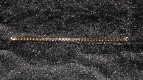 Elegant Brick bracelet 5 RK in 14 carat Gold
Stamped 585
Length 19 cm