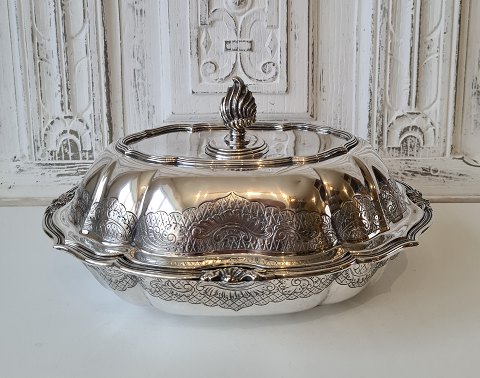 Svend Toxværd lid dish in silver from 1947