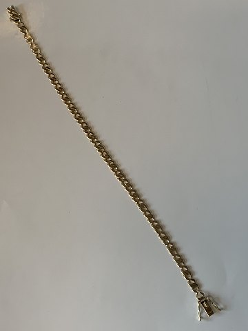 Panser Armbånd 14 karat guld
Stemplet BH 585
Længde 21,5 cm
Brede 5,01 mm ca
Tykkelse 1,42 mm ca