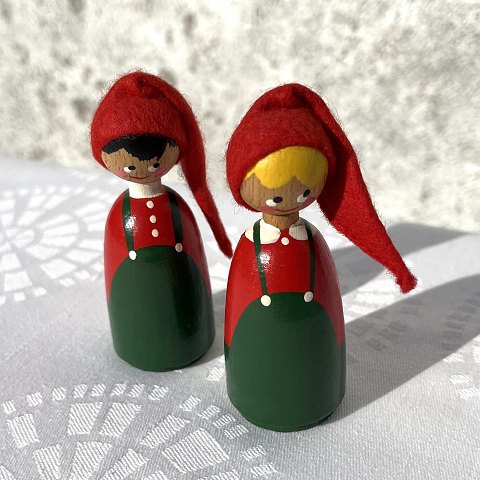 Weihnachtsmannpaar aus Holz
*375 DKK