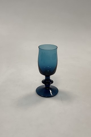 Bertil Vallien Boda Glass Blue Series Liquor Glass
