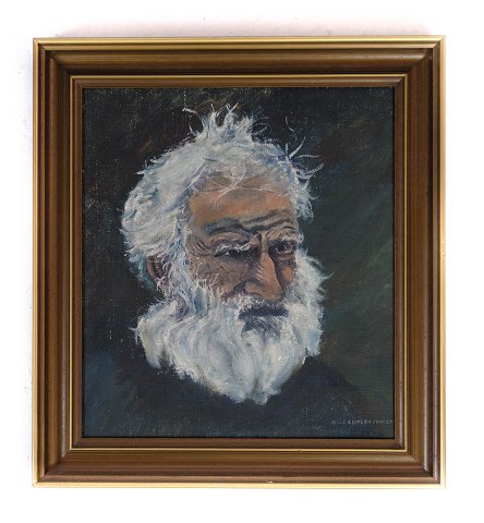 Painting - Canvas - Jørgen Luplau Jansen(1912-1982) - Portrait - 1940
Great condition
