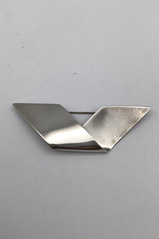Hans Hansen Sterling Silver Modern Brooch