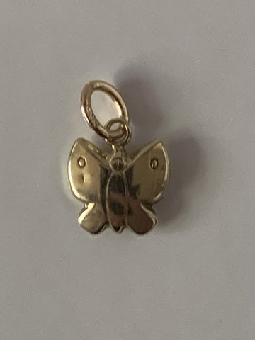 Butterfly Pendant #14 carat Gold