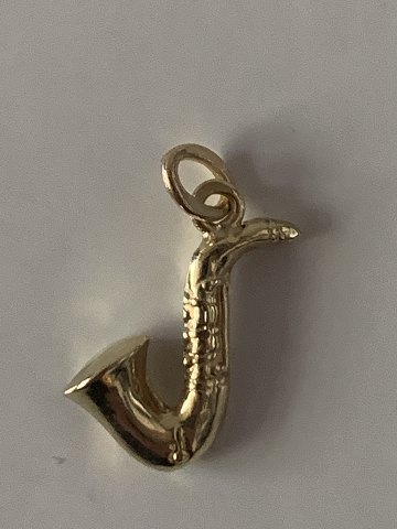 Saxophone Pendant #14 carat Gold
Stamped 585