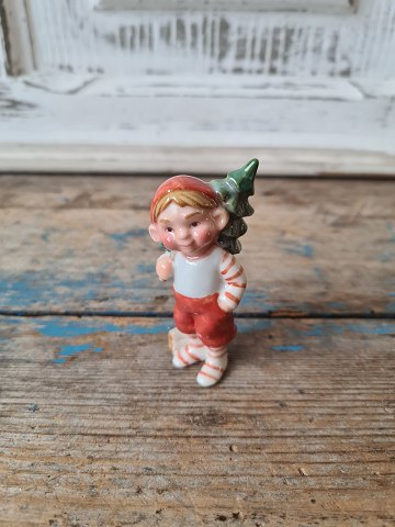 Royal Copenhagen figure - Pixie elf with Christmas tree No. 765