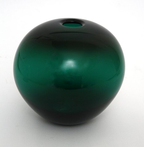 Ædelgrøn kuglevase, Holmegaard