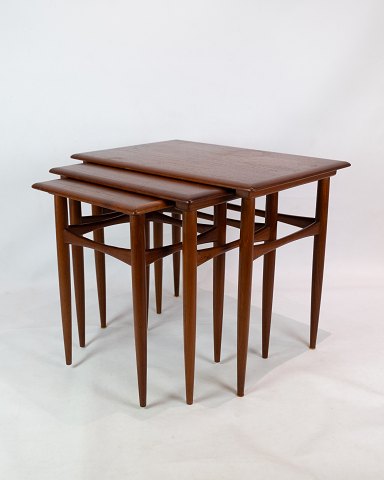 Deposit tables - Teak wood - Danish furniture architect - 1960
Great condition
