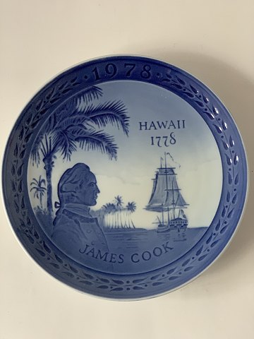 Royal Copenhagen Mindeplatte USA, James Cook - Hawaii 1778-1978.