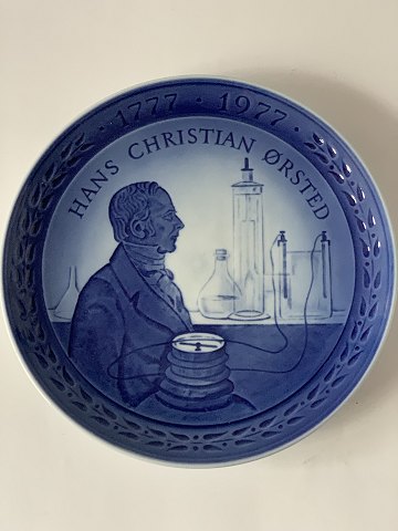Royal Copenhagen Commemorative plate from 1977, Hans Christian Ørsted 1777-1977.