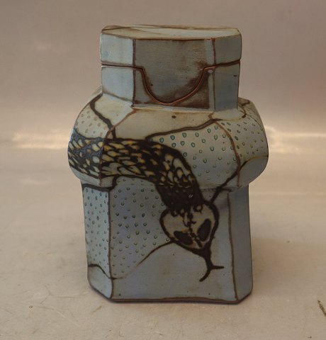 Moderne keramik Bodil Manz (1943. -) Slagevase 16.5 cm