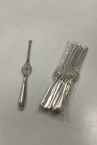 Set of 8 Lobster Forks in Silverplate