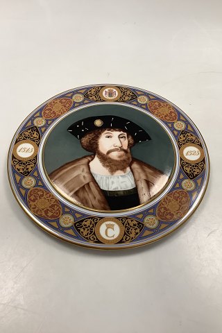 Bing and Grondahl Plate from the Royal Collection, King Christian II No 11402