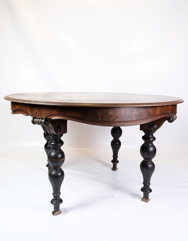 Dining table - Mahogany - Round legs - 1880
Great condition
