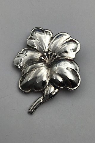 Knud Woldemarsen Brøndum Sterling Silver Flower Brooch