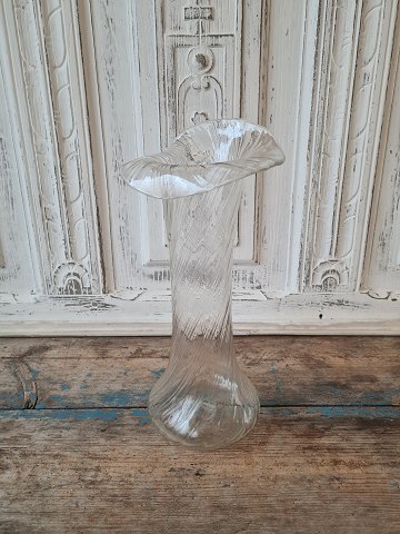 Art nouveau glass vase, from the beginning of 1900