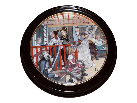 Royal Copenhagen Carl Larsson plate in wooden frame
Name Day
