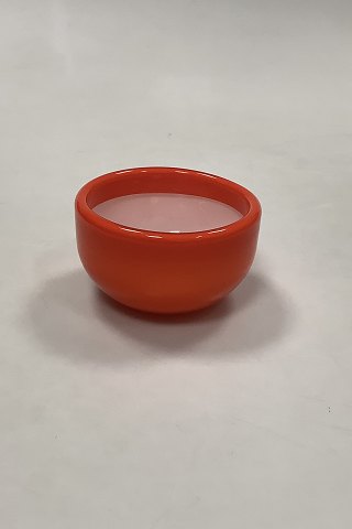 Holmegaard Palet / Carnaby Orange Glass Bowl