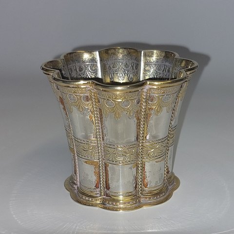 Margrethe cup in guilded silver by A. Michelsen