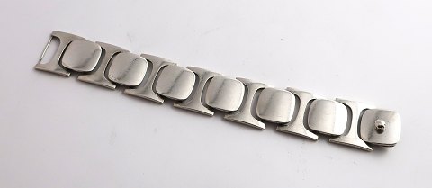 Bent Knudsen. Sterling silver bracelet. Model 77. Length 18.5 cm