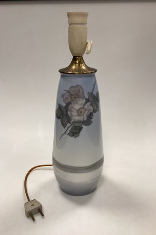 Royal Copenhagen Art Nouveau Lamp / Vase with Wild Roses No. 1225/184