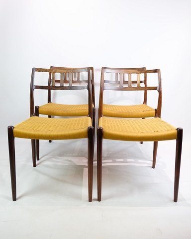 Set of four dining chairs - Model 79 - Niels O. Møller - J.L. Møller Furniture 
Factory - 1960
Great condition
